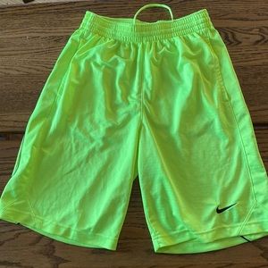 Neon yellow Mens Nike shorts